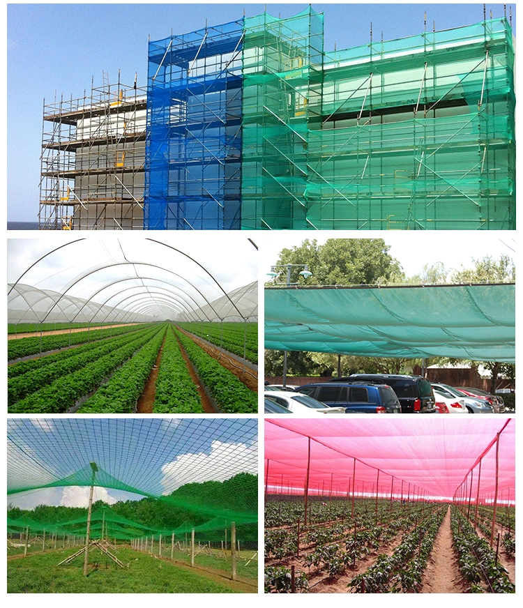 100% HDPE Waterproof Green Sun Greenhouse Agricultural Shade Net